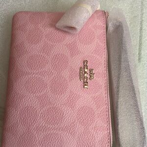 Viral 2026 Coach Pink Wristlet -SOLD
